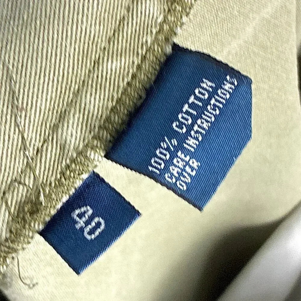 VTG Polo Ralph Lauren Cargo Shorts Men 40 Olive Baggy Preppy Grunge Military Y2K